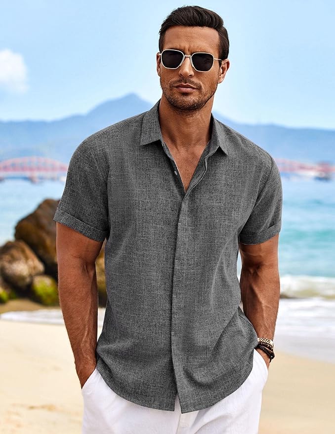 Damir™ - Camicia di lino estiva